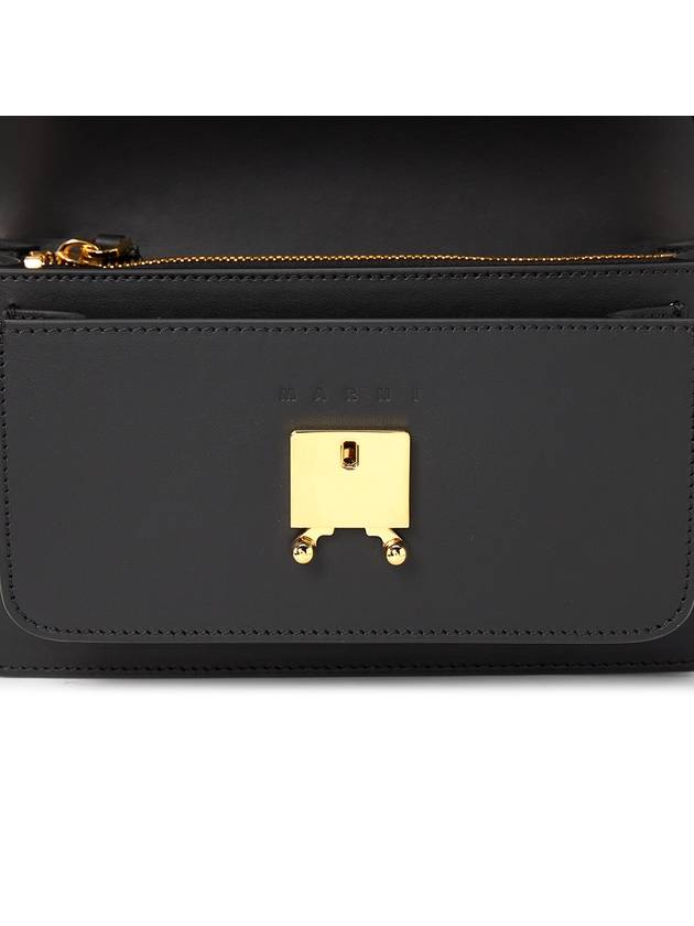 Trunk Bag E/W In Black Leather - MARNI - BALAAN 9