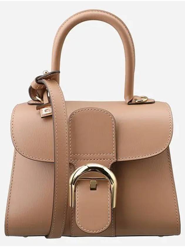 Brillant Mini Box Tote Bag Brown - DELVAUX - BALAAN 2