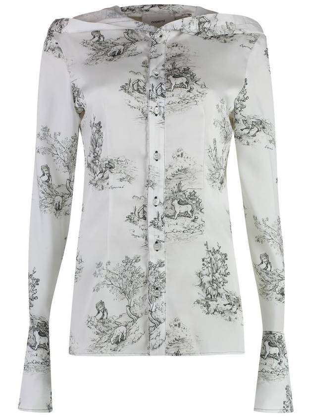 Coperni Printed Twill Shirt - COPERNI - BALAAN 1