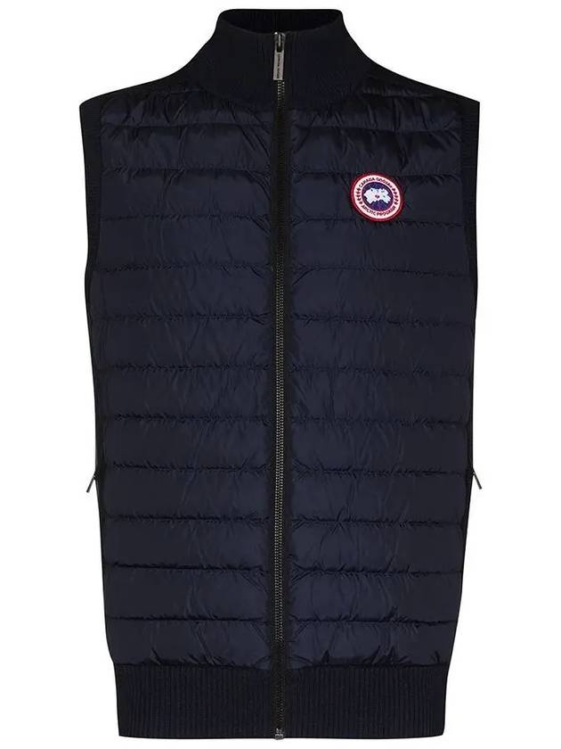 Hybrdige Slim Fit Merino Wool Padded Vest Navy - CANADA GOOSE - BALAAN 2