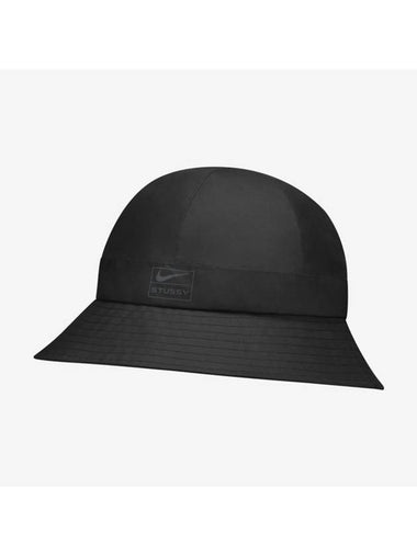 X Stussy Storm Fit Bucket Hat Black - NIKE - BALAAN 1