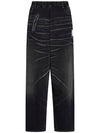 Twisted Light Denim Jeans Black - MIHARA YASUHIRO - BALAAN 2