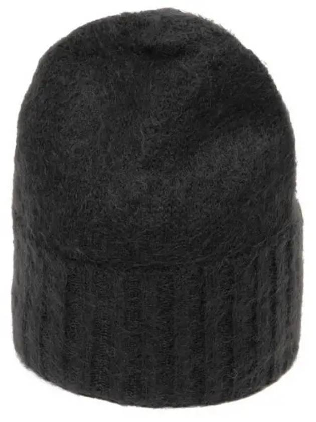 Brushed Super Kid Beanie Ink Black - AURALEE - BALAAN 2