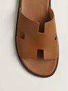 Izmir Leather Slippers Gold - HERMES - BALAAN 4