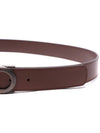 Gancini Reversible Adjustable Leather Belt Brown - SALVATORE FERRAGAMO - BALAAN 6