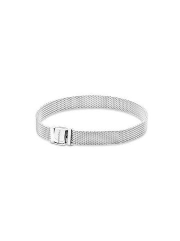 women reflection mesh bracelet sterling silver - PANDORA - BALAAN.