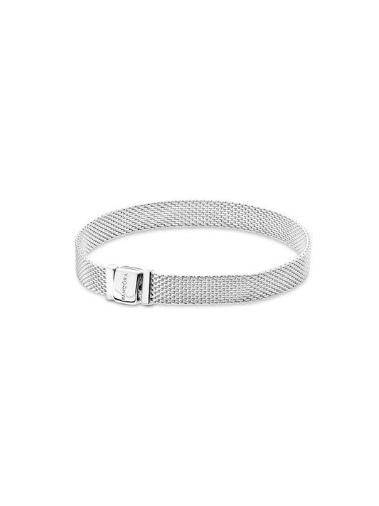 women reflection mesh bracelet sterling silver - PANDORA - BALAAN.