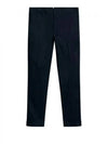 Grant Linen Stretch Straight Pants Navy - J.LINDEBERG - BALAAN 2