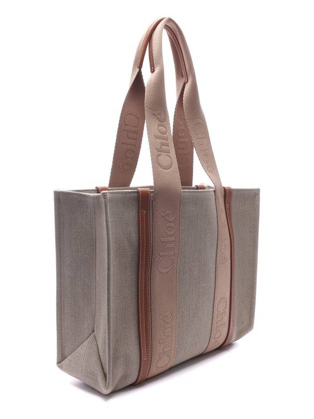 Woody Medium Tote Bag Soft Tan - CHLOE - BALAAN 4