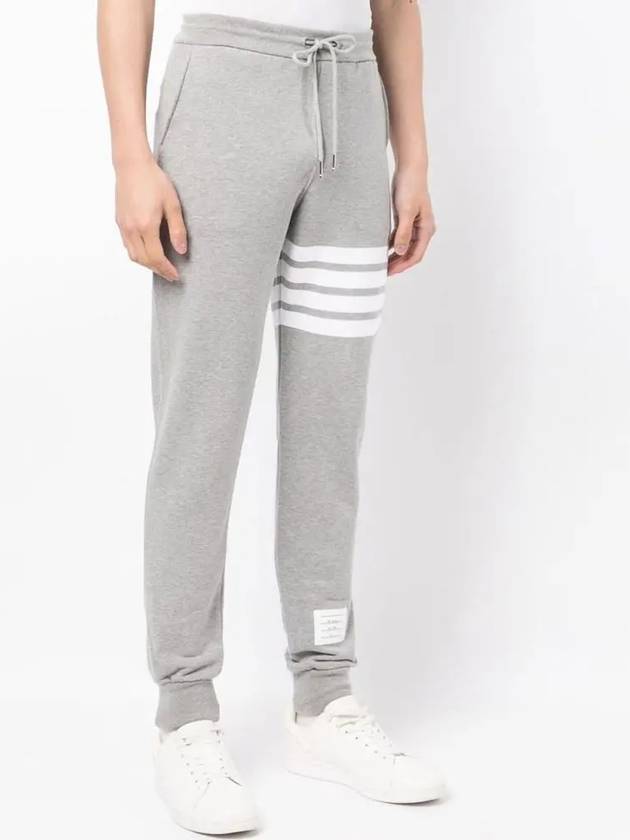 Men's Classic Loopback Engineered 4-Bar Sweatpants Light Grey - THOM BROWNE - BALAAN 3