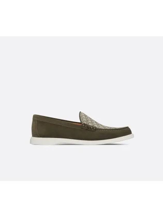 Granville Suede Loafers Khaki - DIOR - BALAAN 2