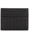 Intrecciato Classic Card Wallet Brown - BOTTEGA VENETA - BALAAN 3