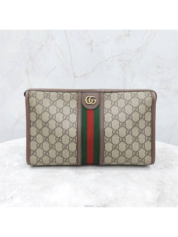 Lux You GG Supreme Ophidia three stripe clutch 598234 - GUCCI - BALAAN 1