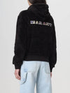 Maeva Logo Hoodie Black - ISABEL MARANT - BALAAN 3