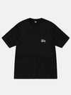 Basic T shirt 2024 24F1905000 Black - STUSSY - BALAAN 2