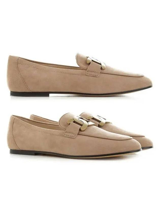 Women's Kate Suede Loafers Beige - TOD'S - BALAAN 2