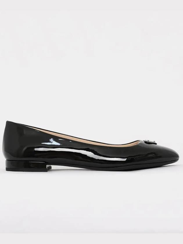 Patent Leather Ballerina Black - PRADA - BALAAN 4