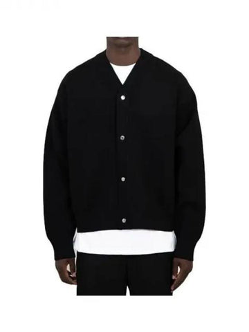 Jacquemus bag logo V neck wool cardigan - JACQUEMUS - BALAAN 1