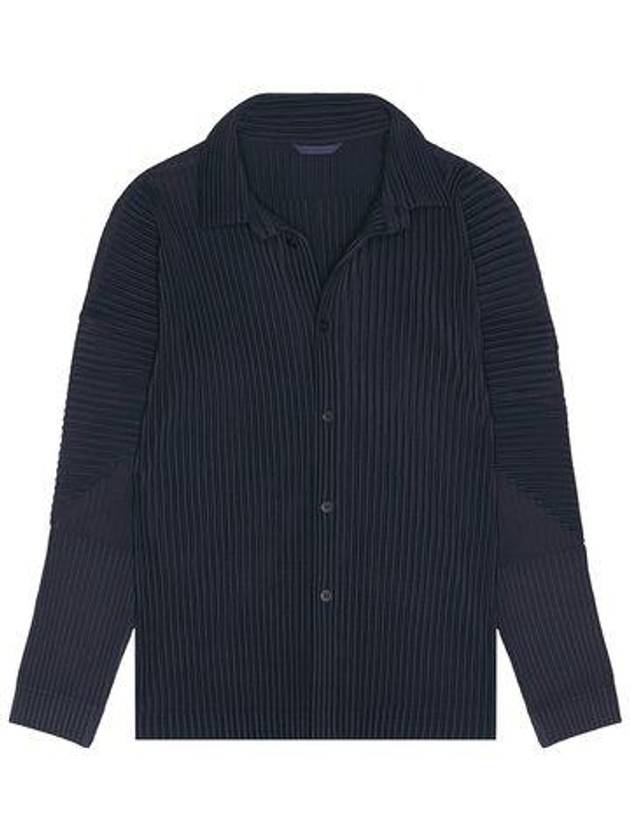 Monthly Color November Long Sleeve Shirt Midnight Blue - ISSEY MIYAKE - BALAAN 2