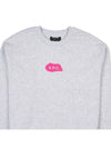 Women's Civile Logo Sweatshirt Light Grey - A.P.C. - BALAAN 4