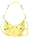 Le Cagole XS Lambskin Shoulder Bag Yellow - BALENCIAGA - BALAAN 1