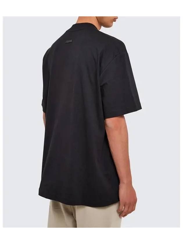 Eternal Crew Neck Cotton Short Sleeve T-Shirt Black - FEAR OF GOD - BALAAN 4