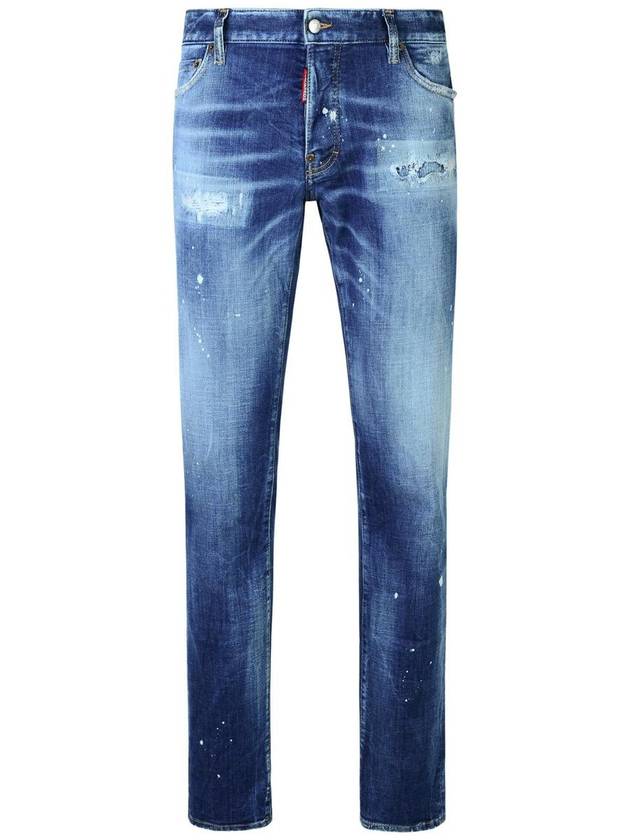 Medium Heritage Rammendo Wash Skinny Jeans Blue - DSQUARED2 - BALAAN 2