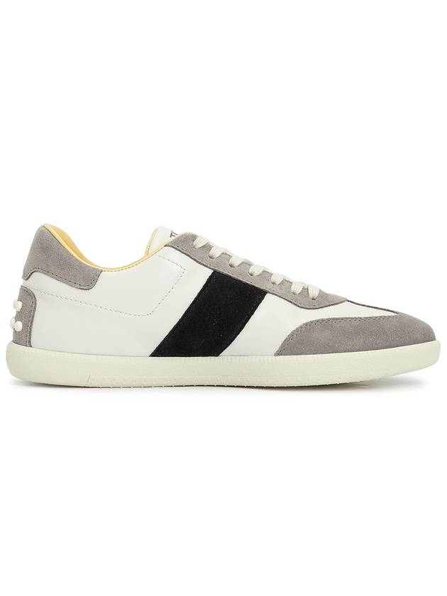 Leather Suede Low Top Sneakers - TOD'S - BALAAN 5