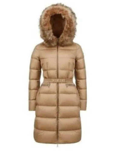 1C00022 595FE 239 Boedic Hooded Shearling Long Down Jacket 1346748 - MONCLER - BALAAN 1