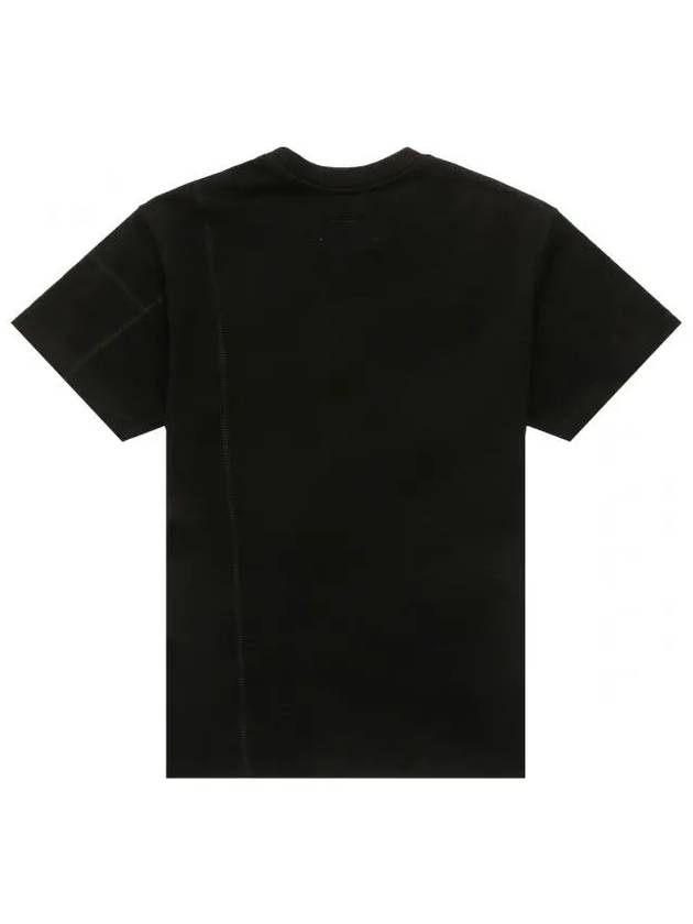Men's Essential Embroidered Logo Short Sleeve T-Shirt Black Short Sleeve ACWMTS029 BK - A-COLD-WALL - BALAAN 2