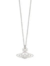 Thin Lines Flat ORB Necklace Silver - VIVIENNE WESTWOOD - BALAAN 2