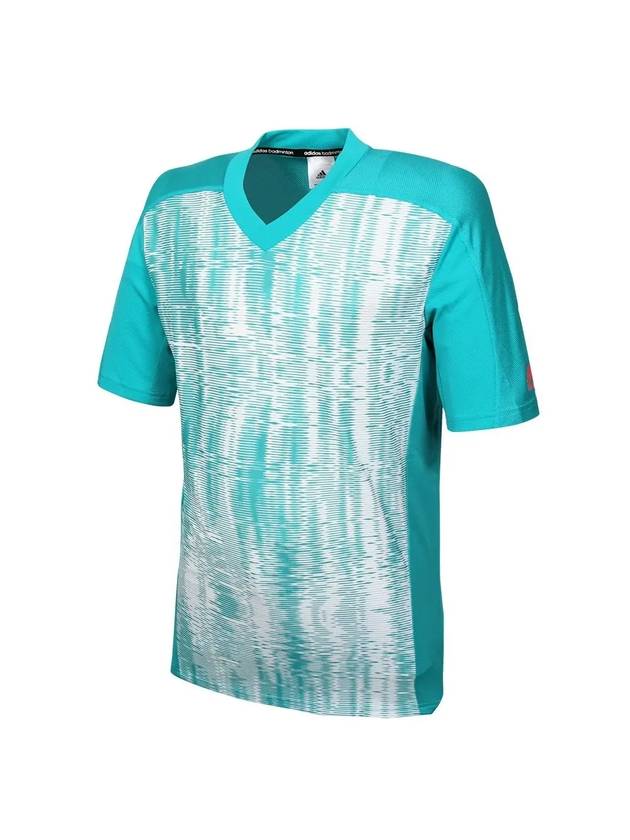 Buzzing Effect Short Sleeve T-Shirt Blue - ADIDAS - BALAAN 2