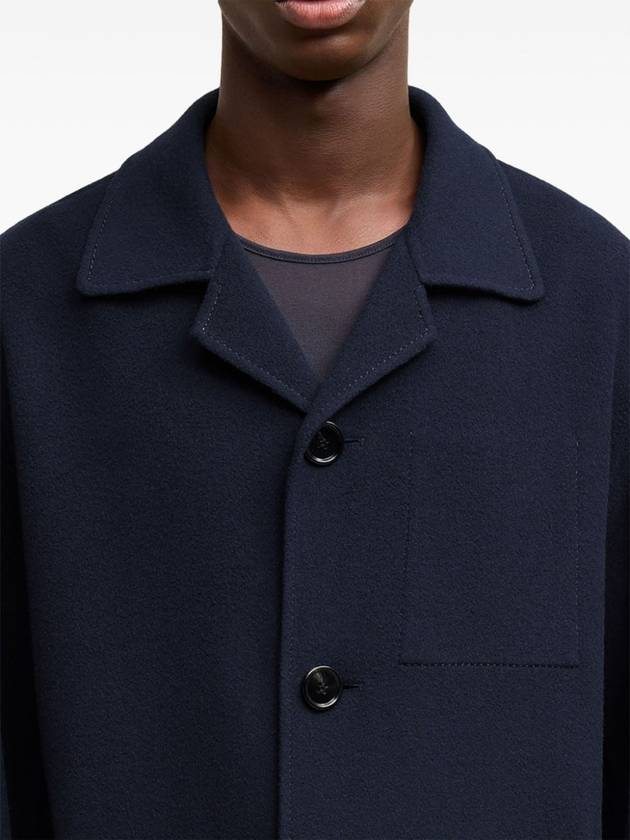 Ami Paris Coats Blue - AMI - BALAAN 3