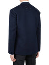 Men's Milano Stitch Wool Jacket Navy - MAISON MARGIELA - BALAAN 6