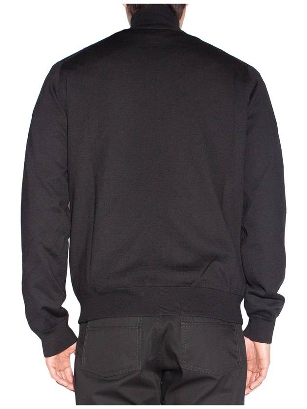 Reversible Wool Nylon Bomber Jacket Black - PRADA - BALAAN 6