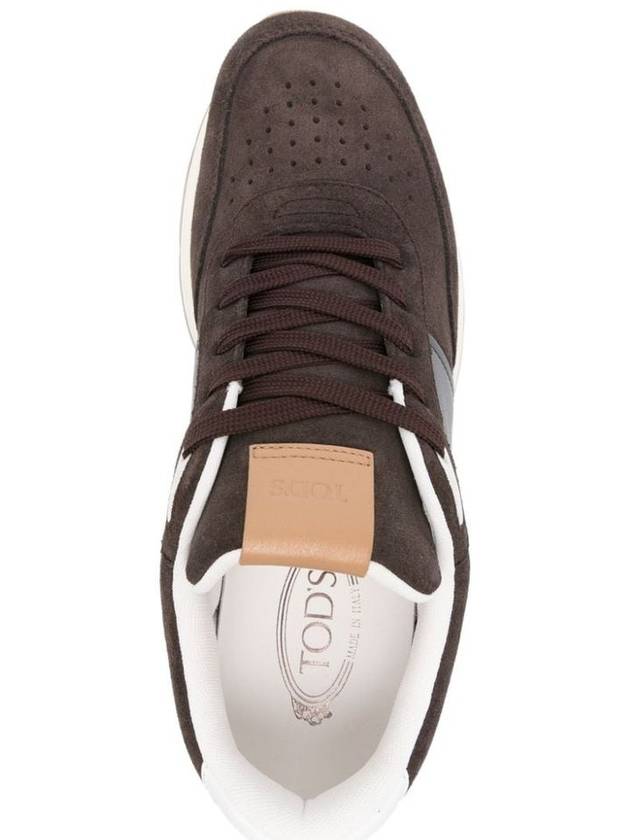 Tod'S Brown Leather Sneakers - TOD'S - BALAAN 4