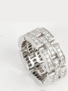 Maillong Panther Ring White Gold Pave Diamond 52 74206 - CARTIER - BALAAN 3