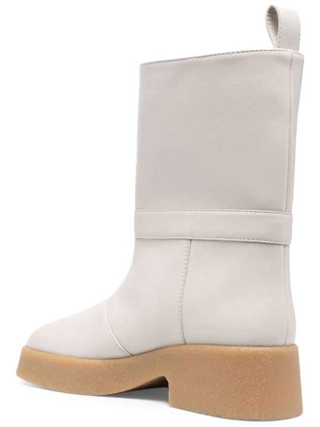 Women's Skylar Alter Matt Middle Boots White - STELLA MCCARTNEY - BALAAN 5