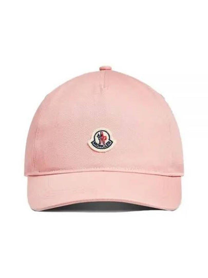 Logo Patch Ball Cap Light Pink - MONCLER - BALAAN 2