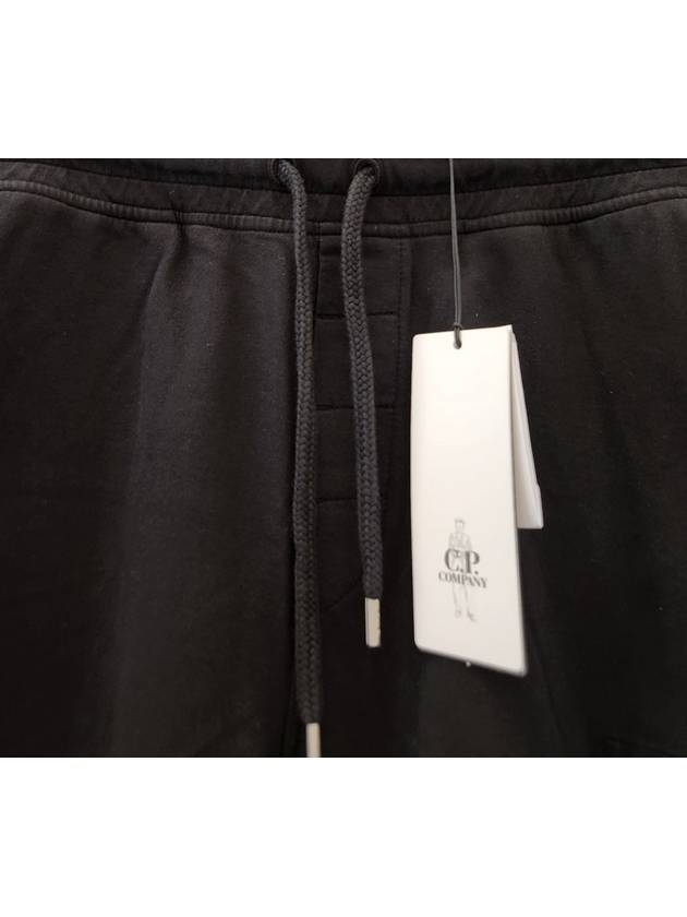 Light Fleece Utility Shorts Black - CP COMPANY - BALAAN 3