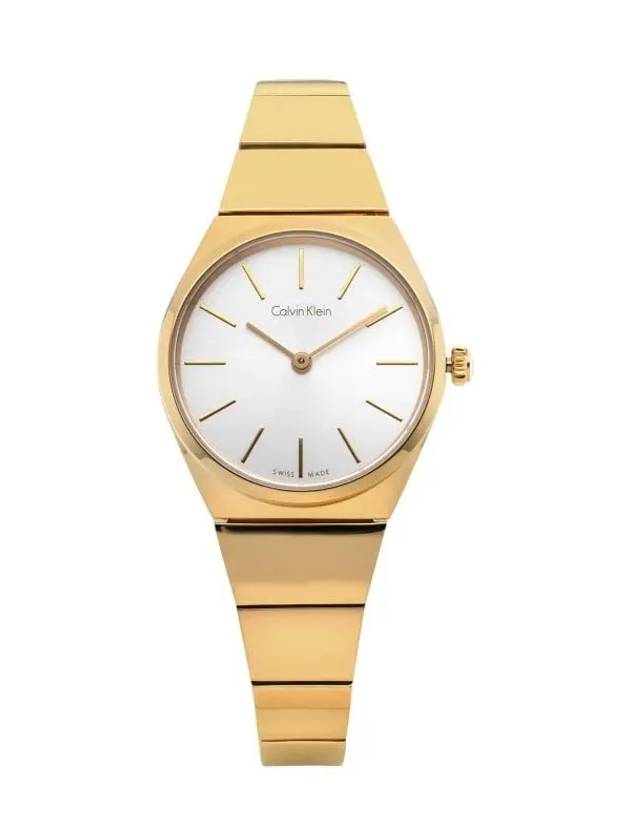 Women's Metal Watch Gold - CALVIN KLEIN - BALAAN 3