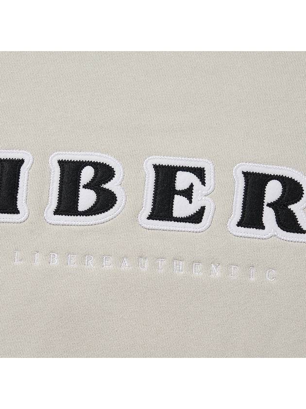 LOGO HOODIE LIGHT GRAY - LIBERE - BALAAN 5