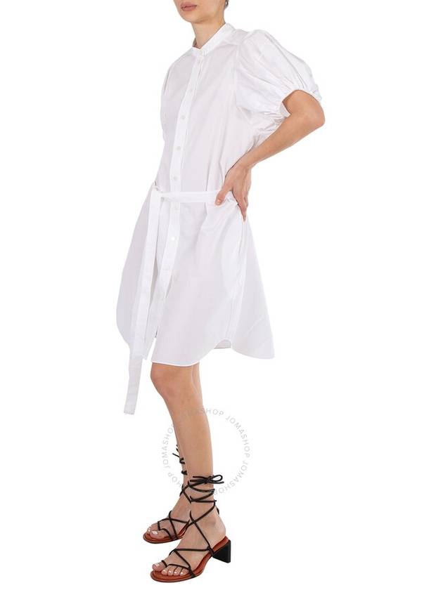 Stella McCartney White Organic Cotton-poplin Anastasia Shirt Dress, Brand Size 44 (US Size 10) - STELLA MCCARTNEY - BALAAN 3