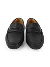 Men's Pavel Logo Driving Shoes Black - BALLY - BALAAN.