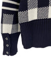 Gingham Check Jacquard 4Bar Knit MKA392A - THOM BROWNE - BALAAN 4