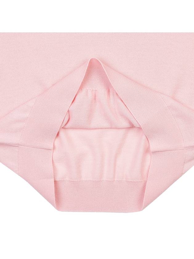 Boke Flower Logo Wool Knit Top Pink - KENZO - BALAAN 9