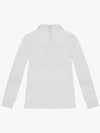 Drew Ribbed Long Sleeve T-Shirt DF41LT05WHITE - DRUH GOLF - BALAAN 2