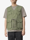 C1 Ripstop Pocket Vest Olive MP127CT010 - ENGINEERED GARMENTS - BALAAN 1