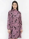 Turtleneck Flower Pink One PieceTurtleneck Flower Pink OP - DAMAGE MNEMONIC - BALAAN 2