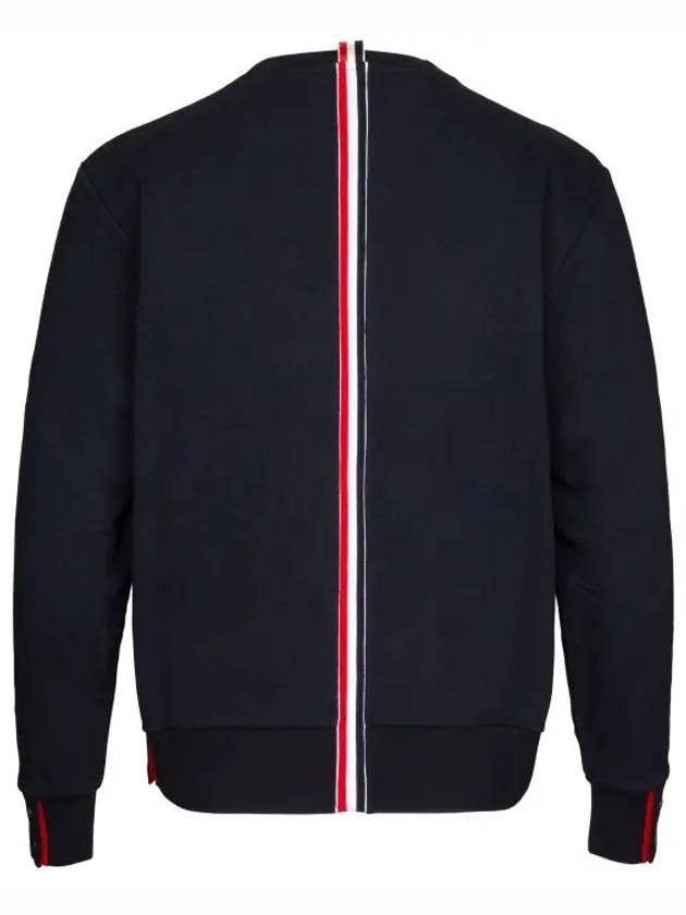 Center Back Stripe Crewneck Sweatshirt Navy - THOM BROWNE - BALAAN 3